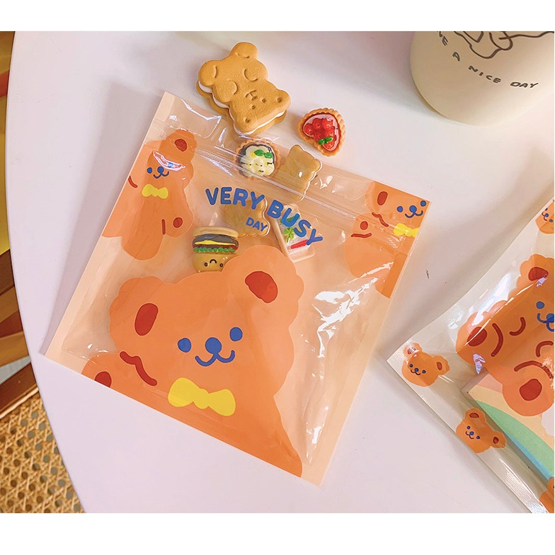 POUCH SERBAGUNA KANTONGAN ZIPPER KARAKTER LUCU ZIP LOCK