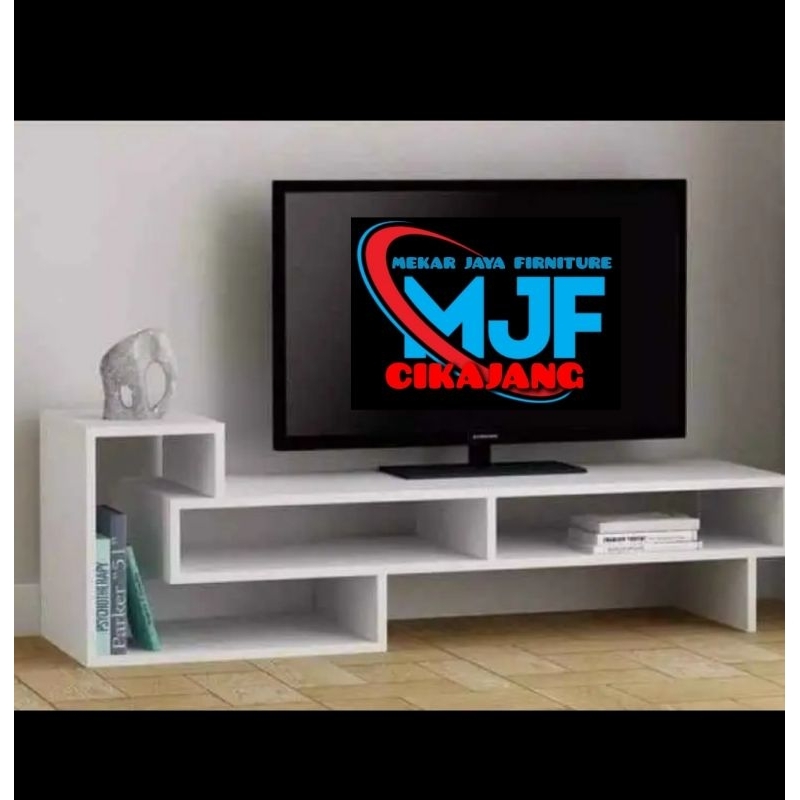 Rak tv meja tv minimalis murah rak tv kayu asli