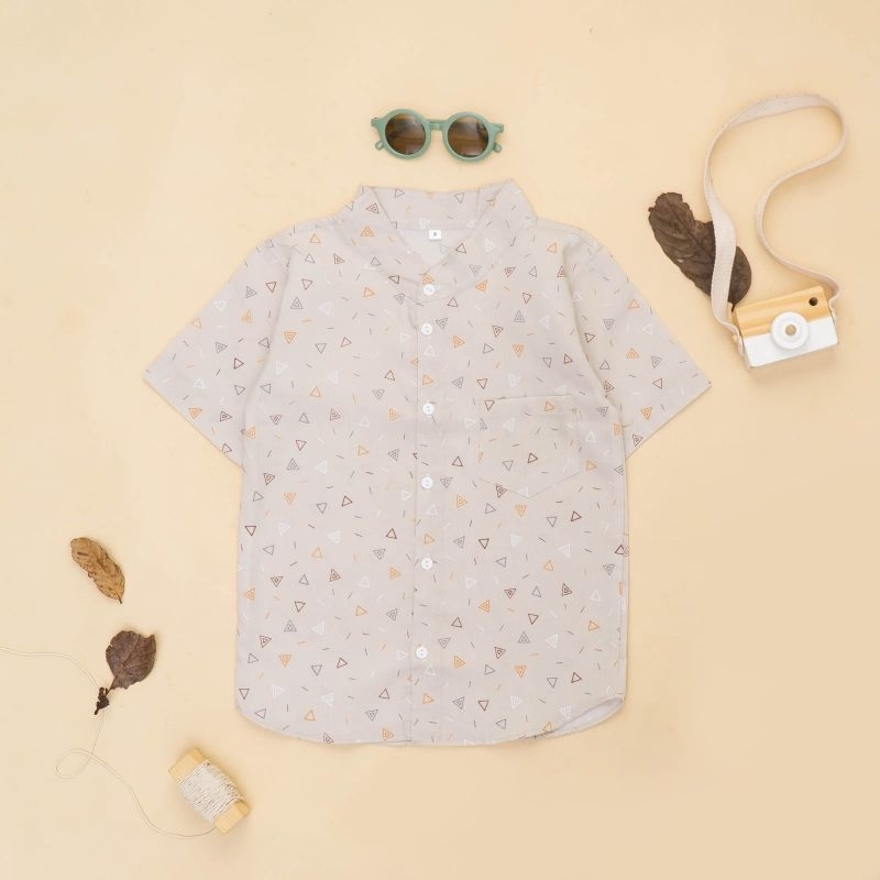 3-12 Tahun Kemeja Anak Laki Laki kode XAN XEN | Kemeja Anak motif Katun Poplin