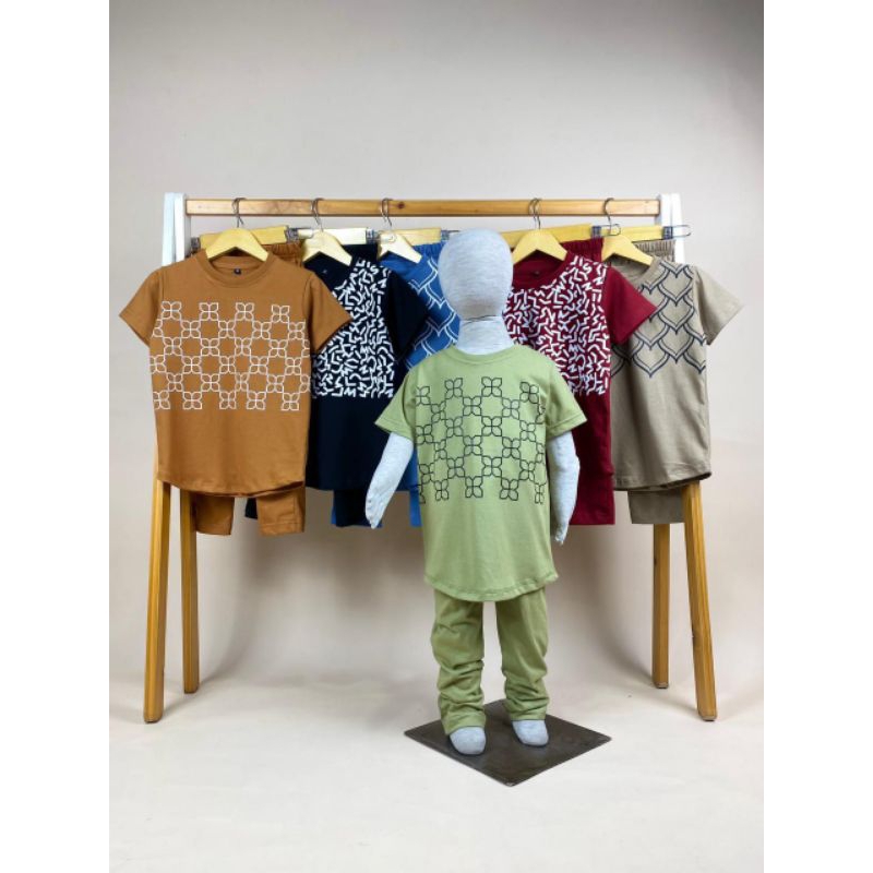Set Kurta Junior / Set Kurta Pineapple / Koko Kaos Anak / Koko Anak / Kurta Anak / Setelan Anak Cowo