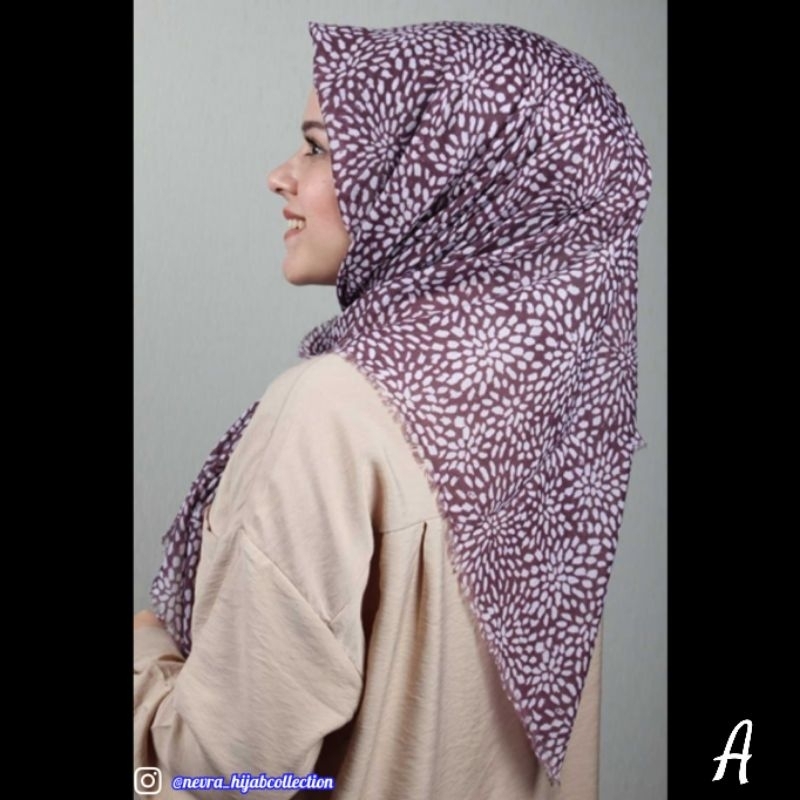 Polo Ist Sökme Tülbent NV095 | Hijab Katun Segiempat Turki ORI