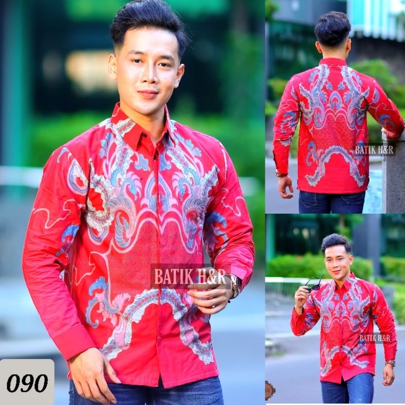 Baju Batik Lengan panjang Baju Batik lengan pendek Batik Solo Baju Batik Batik Premium Batik Original Batik Modern Batik H&amp;R Katun