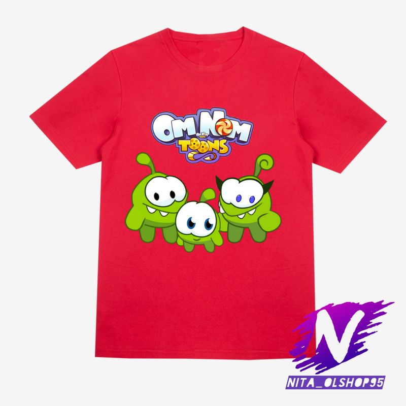 baju anak kaos anak om nom toons