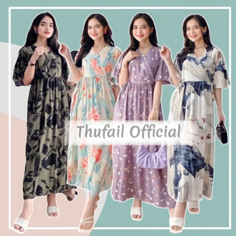 BEST SELLER KAREEN DRESS / KIMONO DASTER DASTER BUSUI TALI SAMPING KANAN KIRI DASTER VIRAL THUFAIL OFFICIAL