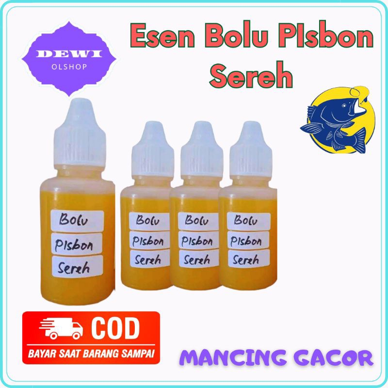 (Terlaris) Esen bolu pisang ambon sereh / Esen oplosan ikan mas / umpan ikan