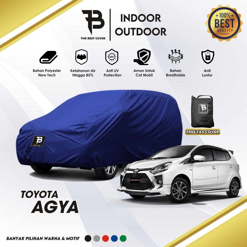 Body Cover Sarung Mobil Agya GR Trd Selimut Mobil Toyota Agya Outdoor
