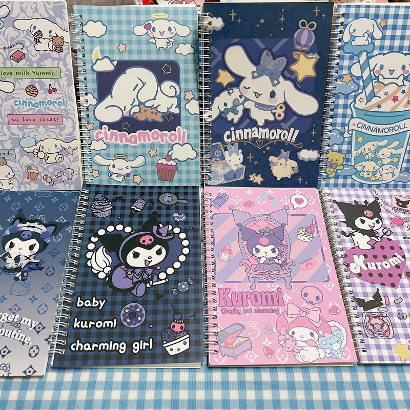 Mini Notebook Notepad Karakter Sanrio Kuromi My Melody Snoopy Pompompurin Badzmaru Little Twin Star Cinnamoroll