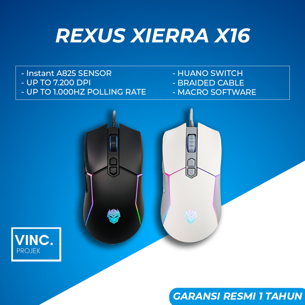 Mouse Gaming Rexus Xierra X16