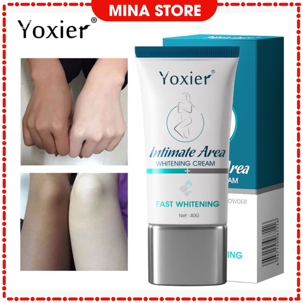 YOXIER WHITENING CREAM Body Whitening Cream Untuk Lutut Gelap Ketiak Leher AREA SENSITIF