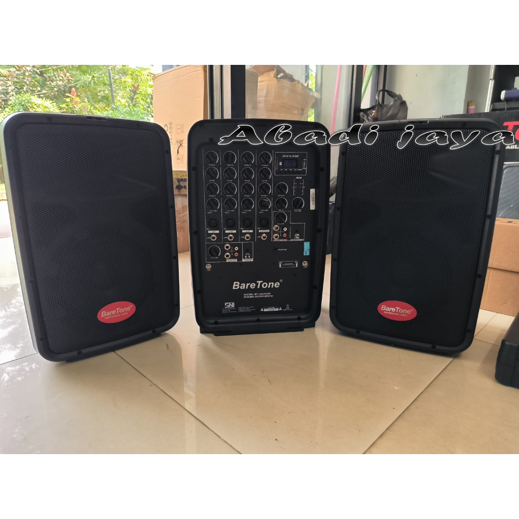 speaker power mixer speaker Baretone bt am400p baretone btam400p original