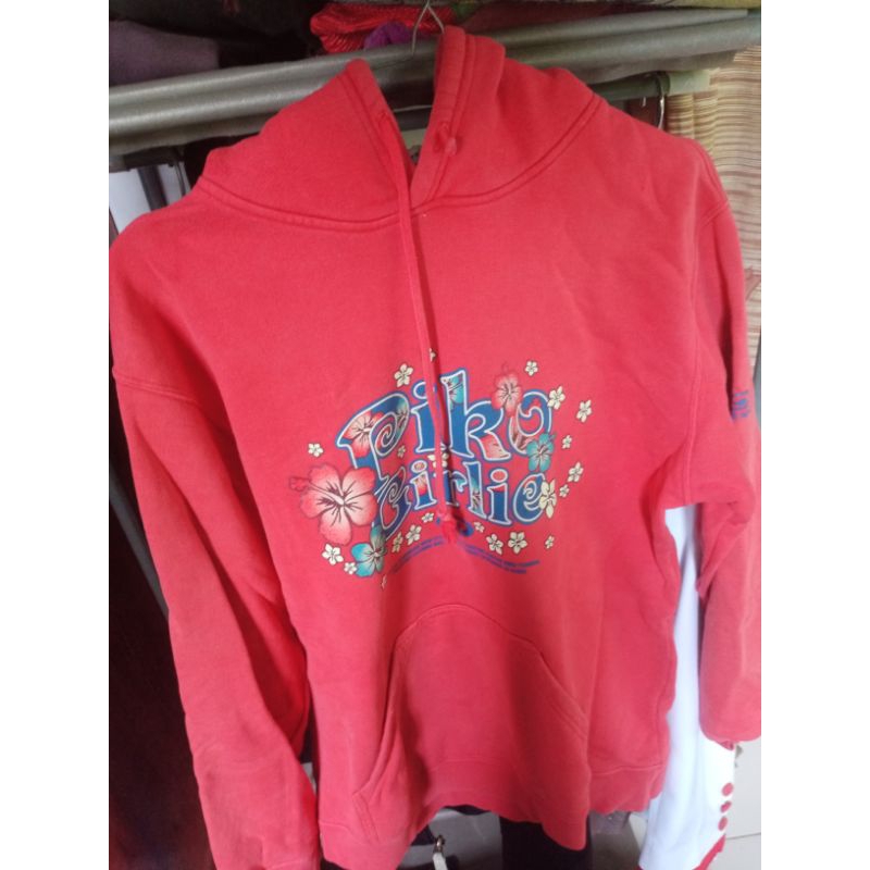 hoodie piko ori merah
