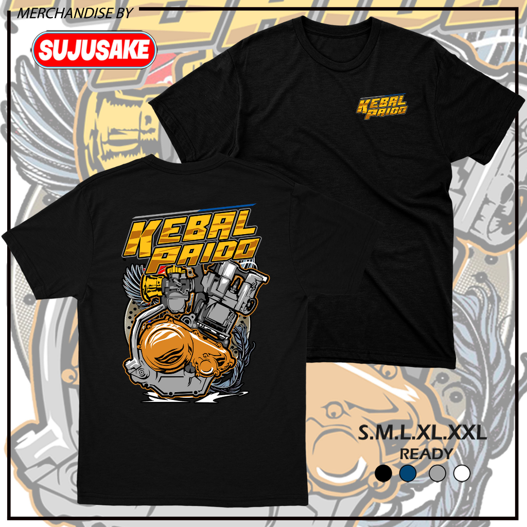 SUJUSAKE APAREL Baju Kaos Kaus Tshirt Atasan T-shirt Oblong Pakaian Pakean Bajo Pria Laki-Laki Lakil