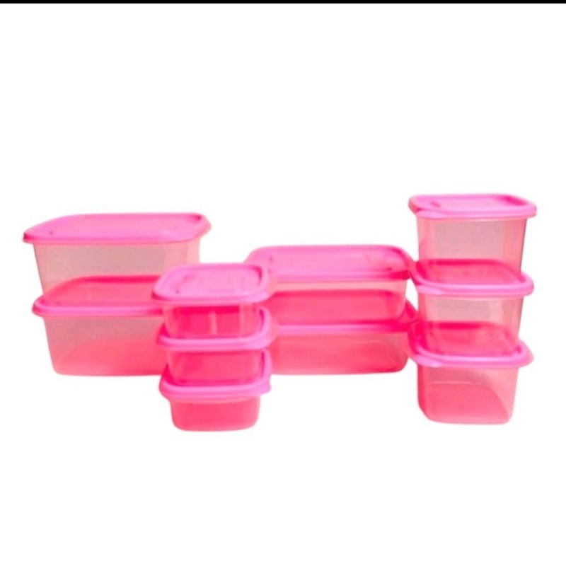 Tempat Makan Calista Oita Set 10 Pcs/Toples plastik/food container oita calista