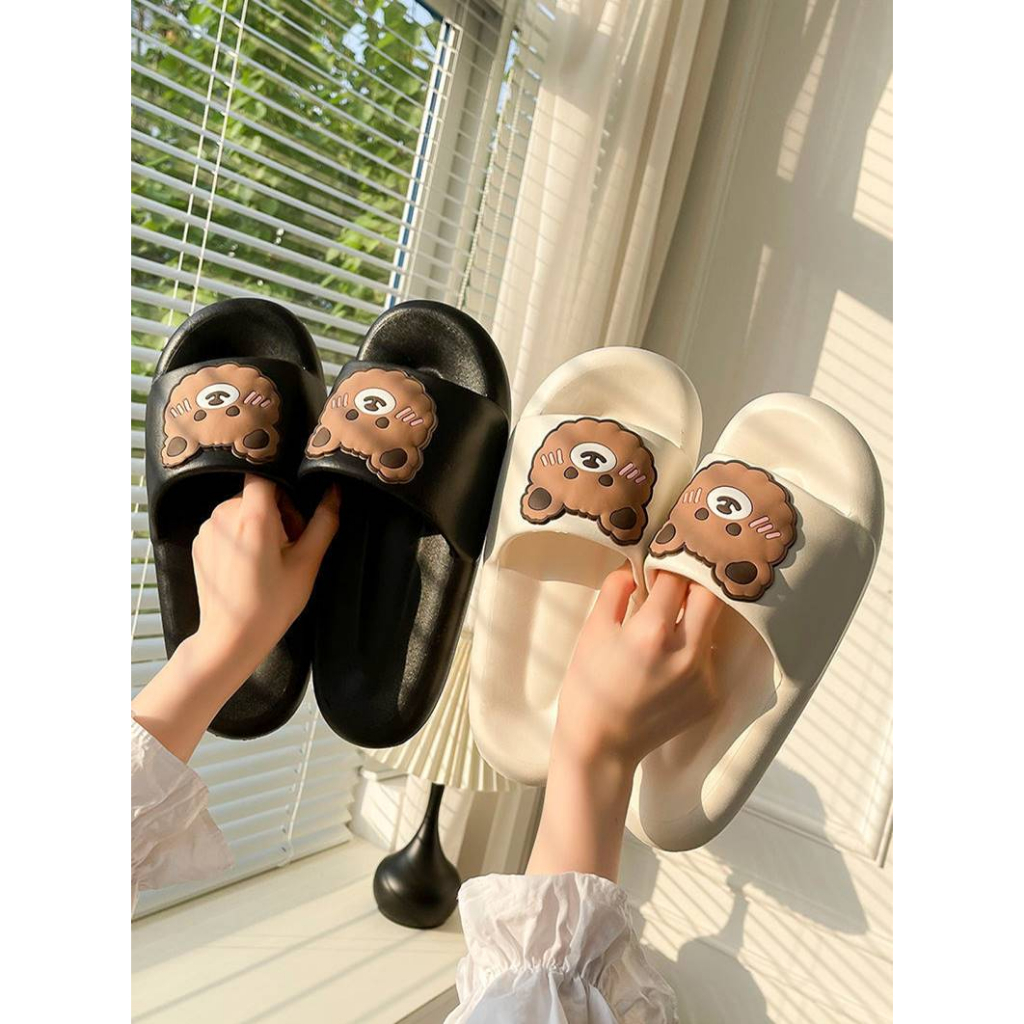 DOMMO - D6151 Sandal Wanita / Sandal Santai / Sandal Korea Style / Sandal Rumah / Sandal Import / Sandal Wanita Slop