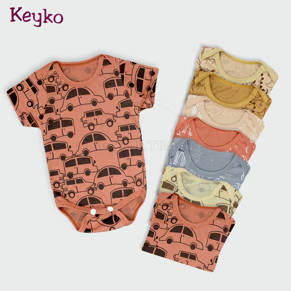 Jumpsuit Bayi Jumper Bayi Baru Lahir 0-6 Bulan BCS-700 Jumper Jumpsuit Jumsuit Setelan Set Baju Bayi Baby Perempuan Laki Laki Jumper Lengan Pendek