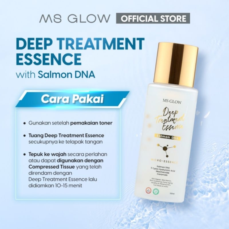 MS GLOW - DEEP TREATMENT ESSENCE SALMON DNA - 100 ML