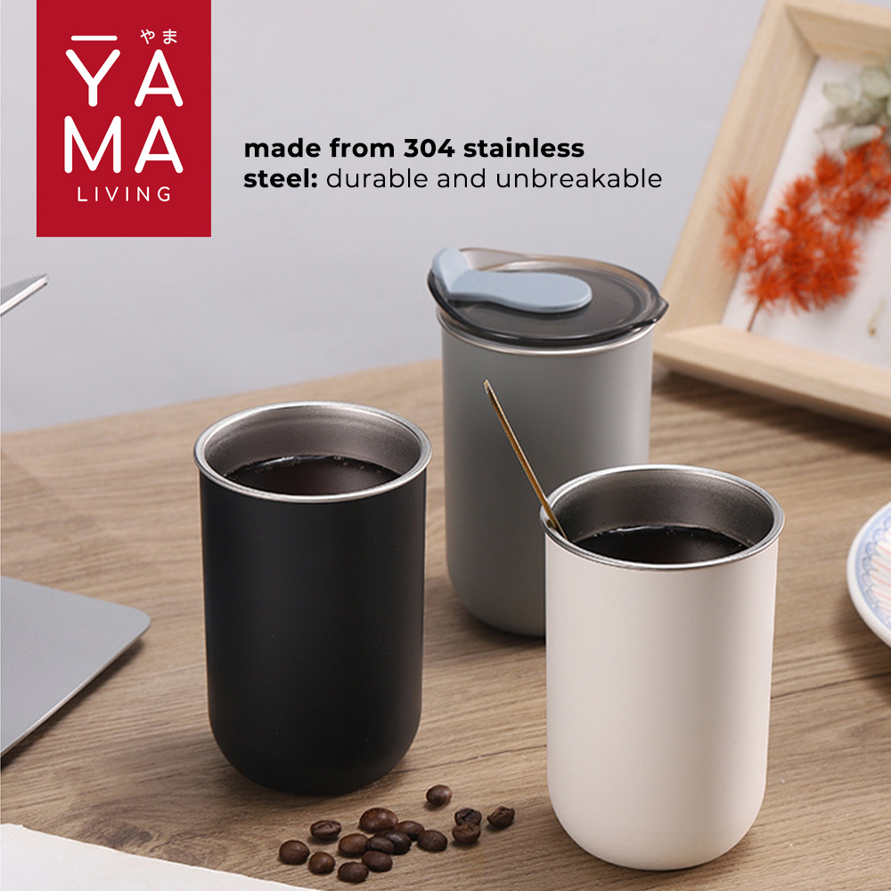 YAMA MOJU Insulated Stainless Steel Tumbler Kopi Teh Botol Minum Tahan Panas Dingin