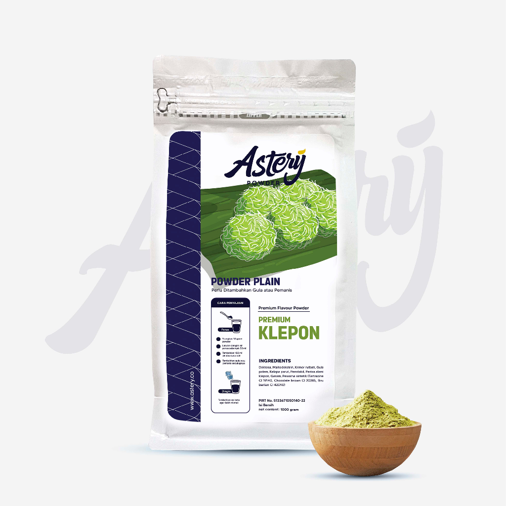 

Bubuk Minuman Tradisional Rasa Klepon Plain - 1 Kg Powder Drink Ala Cafe Tanpa Gula