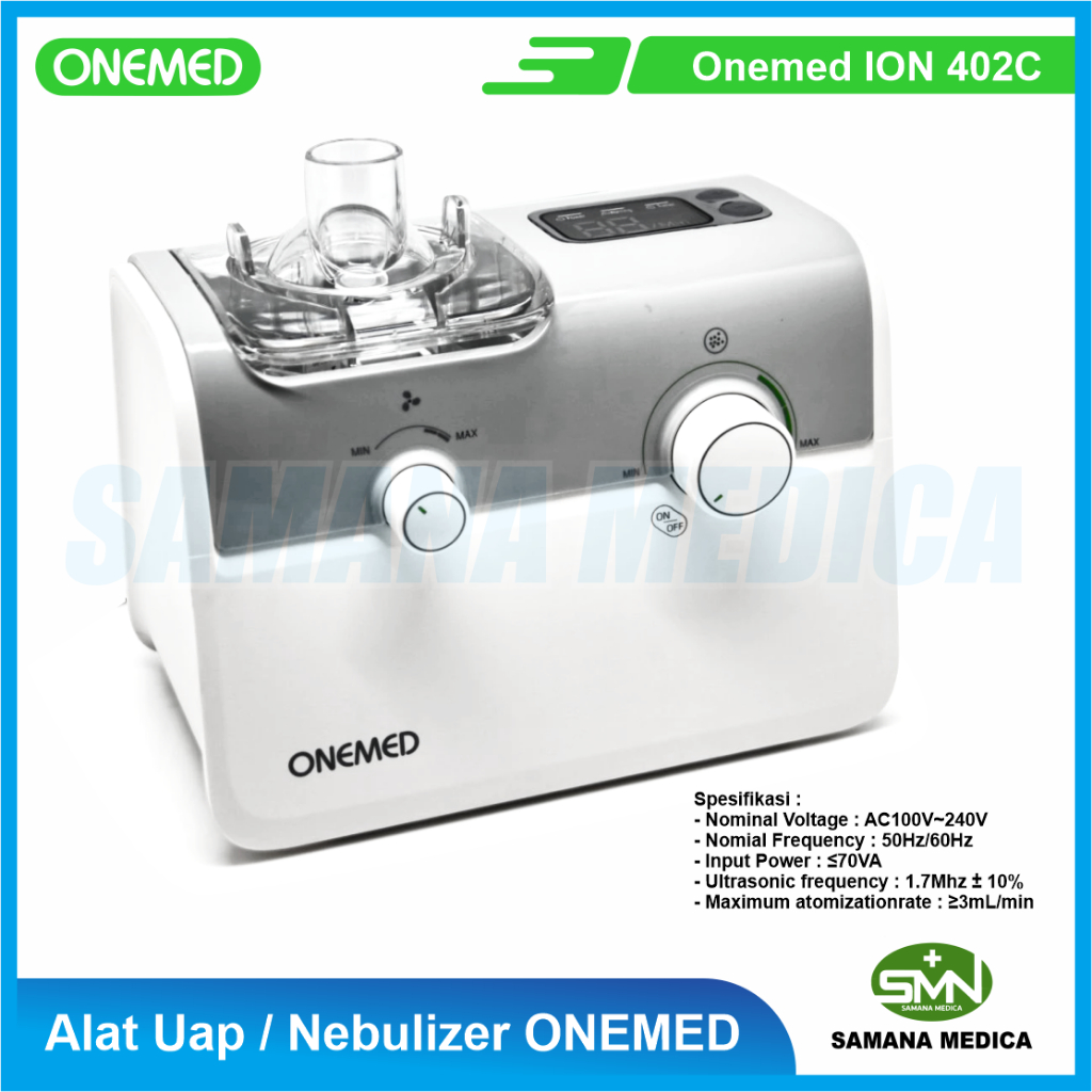 Alat Uap ONEMED Nebulizer Onemed ION 402C Nebulizer Ultrasonic - Generasi Baru ONEMED