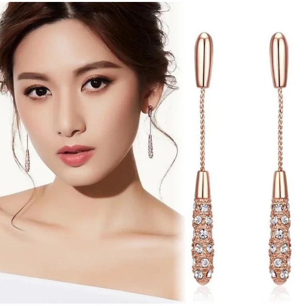 DHIO - Sepasang anting modis elegan wanita korea