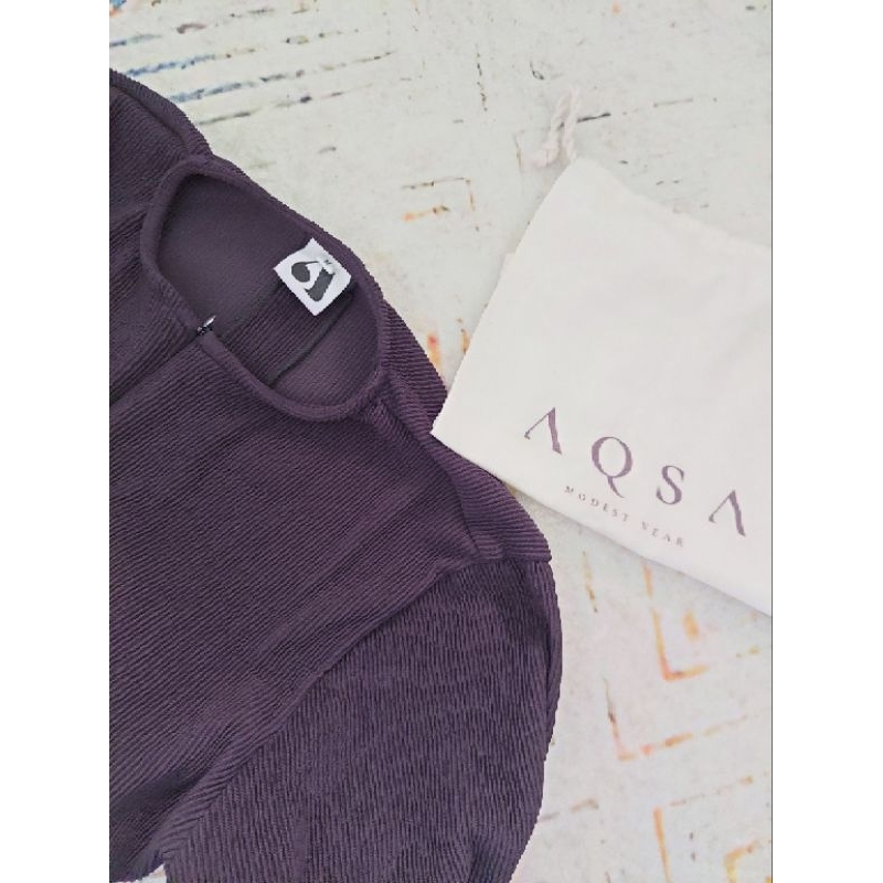 sunday maxi dress aqsamodestwear/sunday aqsa black