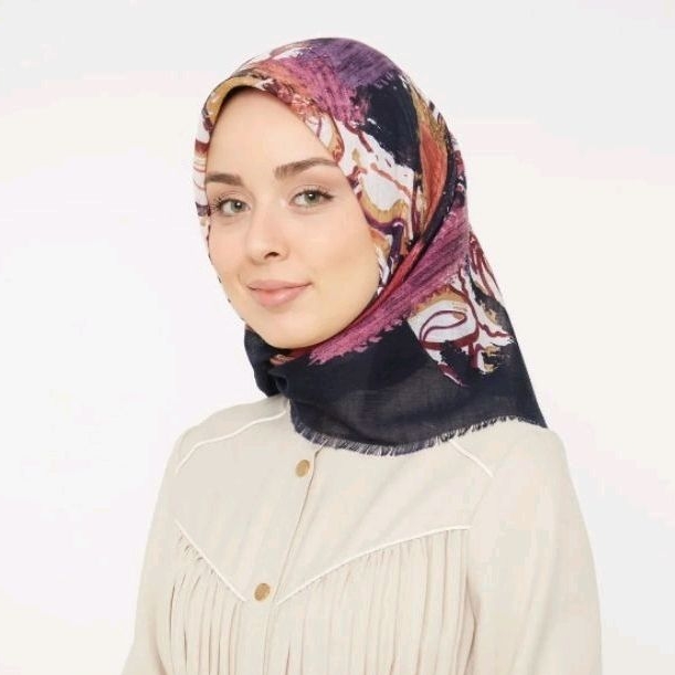 Polo İst Keten Flamlı Series NV498 | Hijab Katun Segiempat Turki ORI