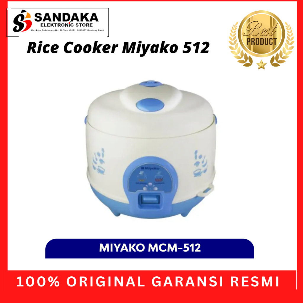Miyako Rice Cooker 512 1,2 Liter