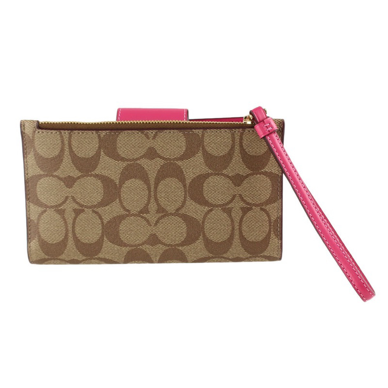 Coach Tech Wallet In Colorblock Signature Canvas (C 2874)