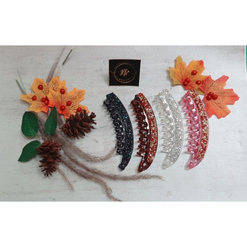 Jepit rambut jumbo, Jepit pisang, Banana clip