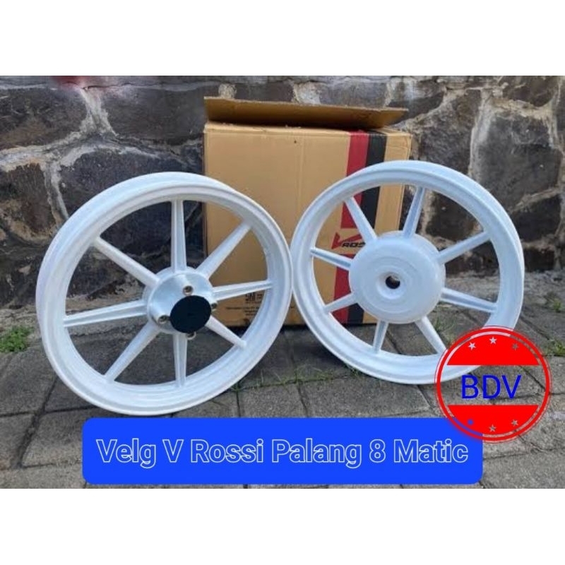 Velg VENOM Rossi P8 Comet Vario 125, Vario 150 Gold, Putih (Velg Racing/ Bintang)