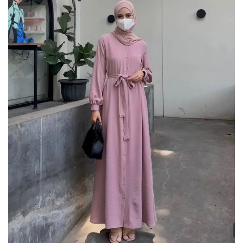 KAMILA DRESS DAFINTY COLLECTION FASHION MUSLIM GAMIS WANITA