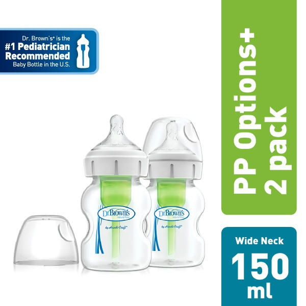 Botol susu Wide Neck isi 2 150ml DR.BROWNS