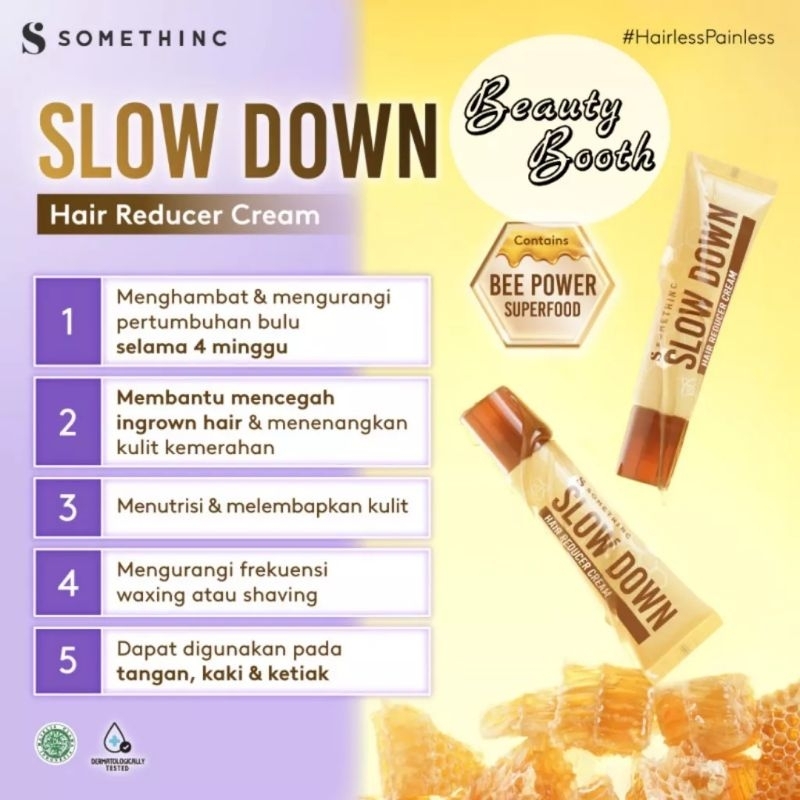 Somethinc SLOW DOWN Hair Reducer Cream