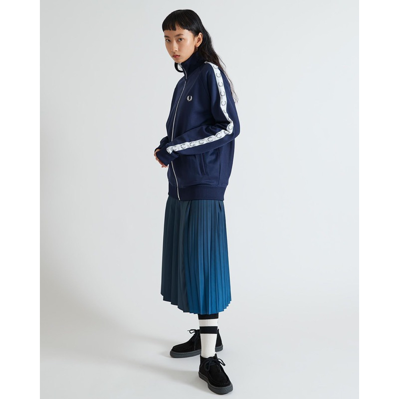 Fred Perry Taped Track Top jacket - Blue Carbon