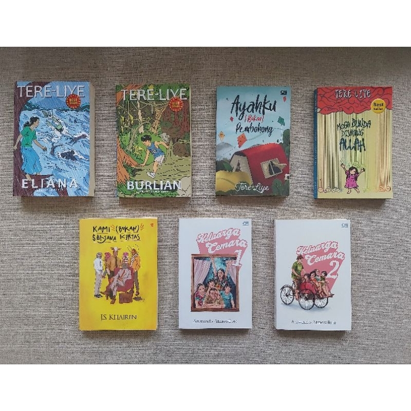 Novel Bekas Tere Liye, JS Khairen, Arswendo Atmowiloto Preloved