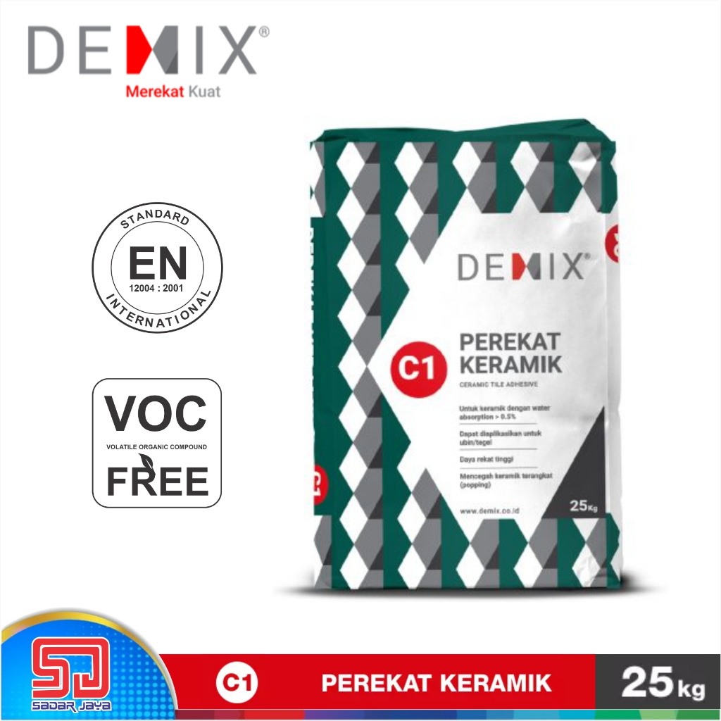 Semen Instan DEMIX C1 Perekat Keramik Mortar Instant Cement