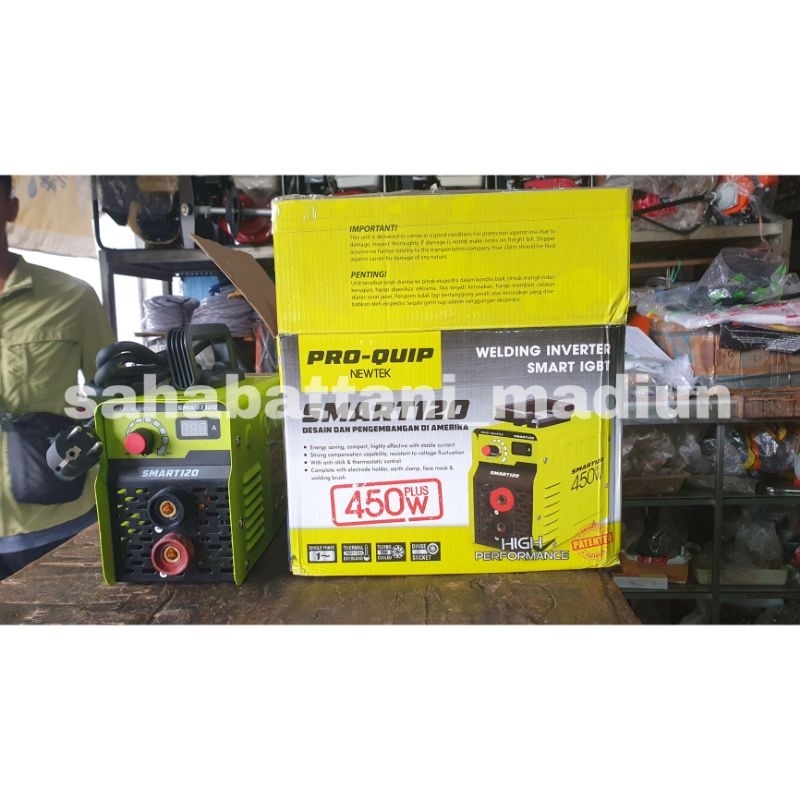 PROQUIP Mesin Travo Las Inverter 450 watt PROQUIP 120A / Mesin Las 450 watt PROQUIP 120 A