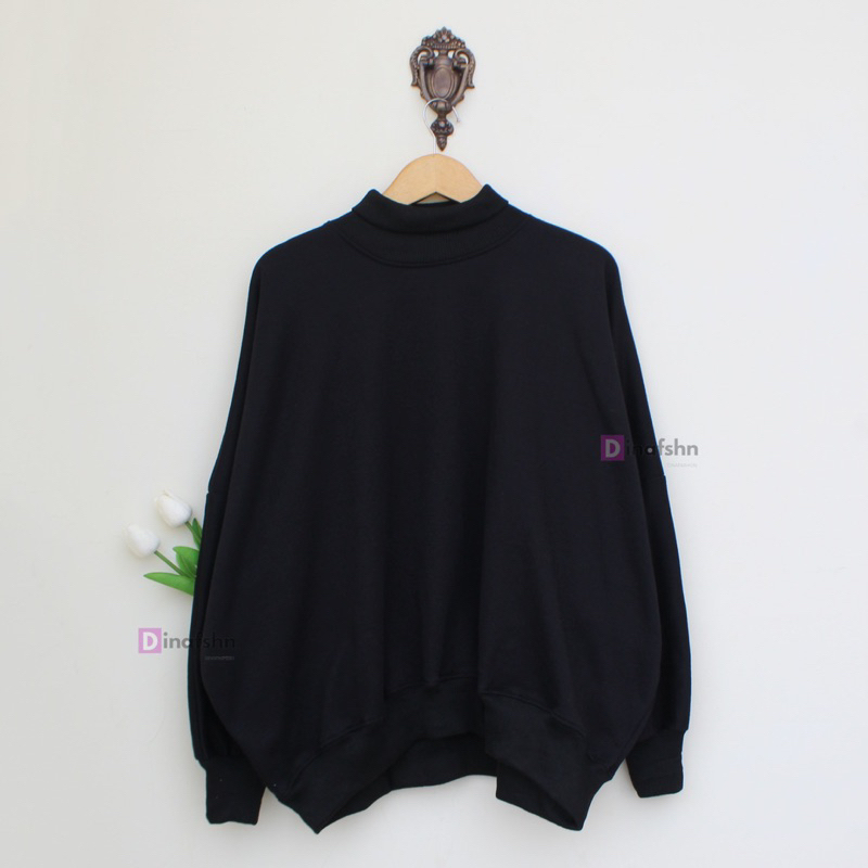 Turtleneck Oversize xxxl Sweater Oblong Wanita