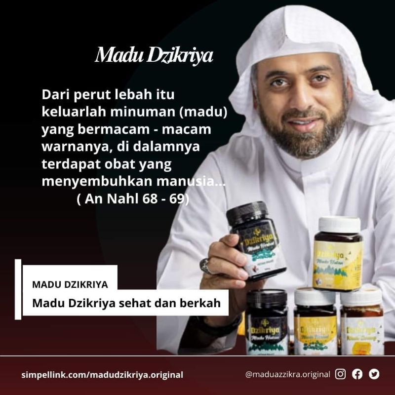 

Madu Dzikriya Madu Herbal Super Dan Herbal Pahit ll COD