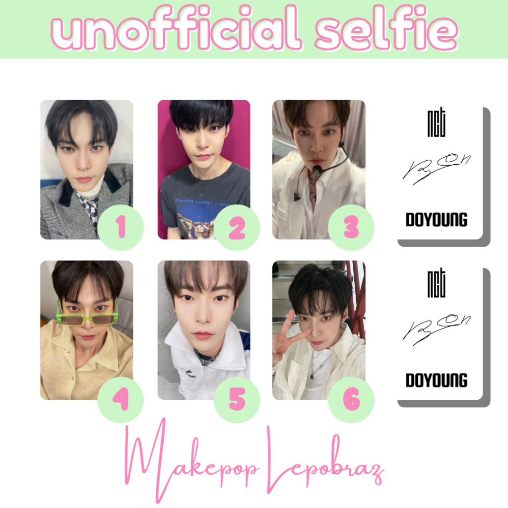 [PART 3A] [MIN. 3 PC]  NCT WAYV UNOFFICIAL SELFIE - BOYFRIENDABLE DOYOUNG JENO XIAOJUN CHENLE JISUNG YANGYANG