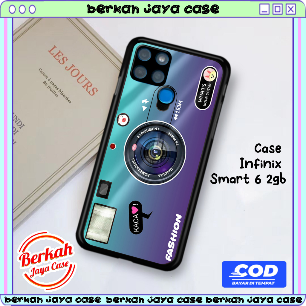 Case Hp INFINIX SMART 6 2GB Motif CAMERA Terbaru Untuk Cewek Cowok Keren Lucu Termurah Pelindung Hp 