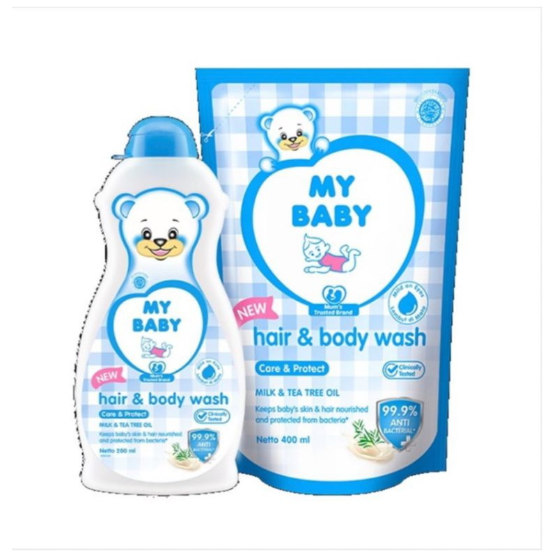 My baby hair&amp;body care and protect 200ml,400ml