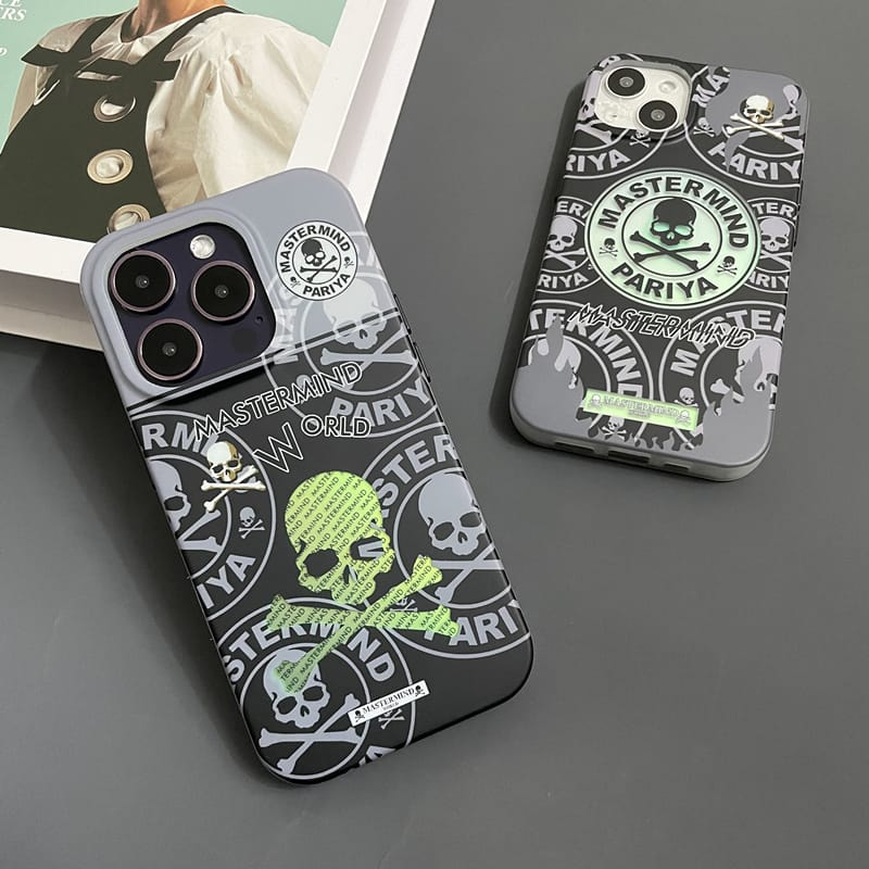 CASING TENGKORAK LASER AURORA IPHONE 11 12 13 14 PRO MAX