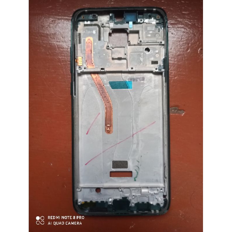 Frame Tulangan Lcd Redmi Note 8 Pro Original Copotan