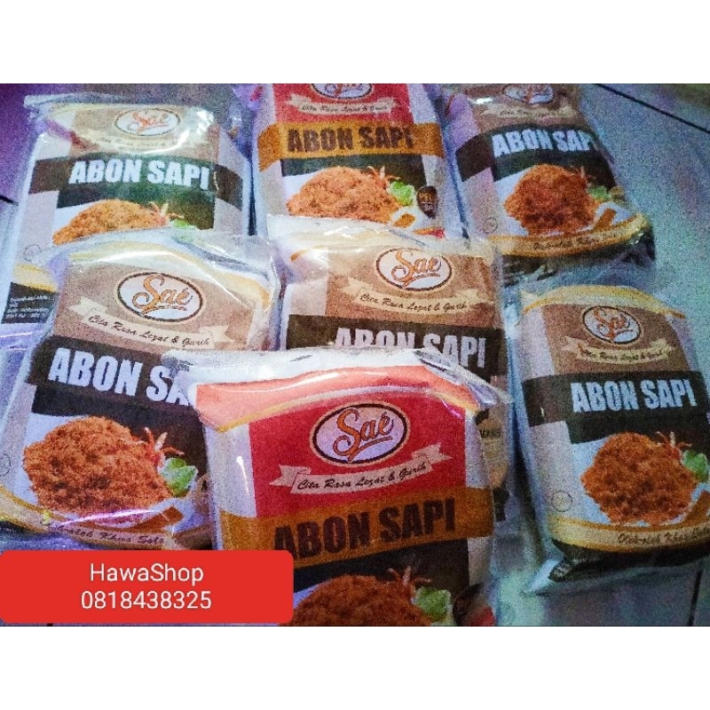 

abon sapi dan serundeng sae ORI