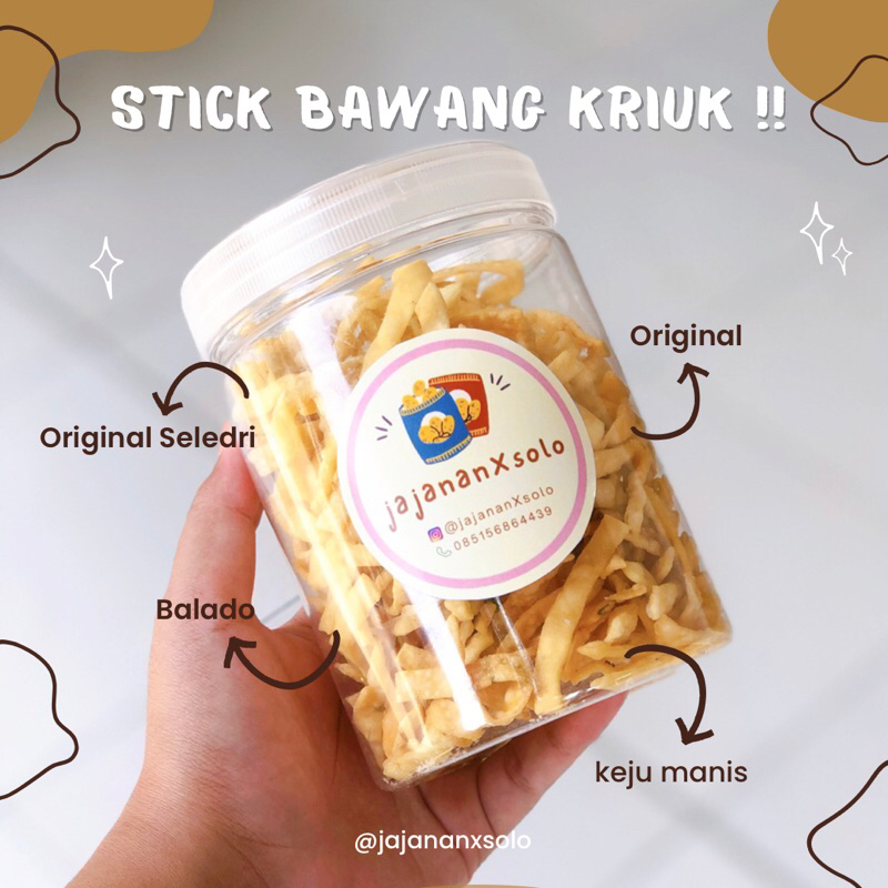 

KUE BAWANG STIK HOMEMADE RENYAH GURIH