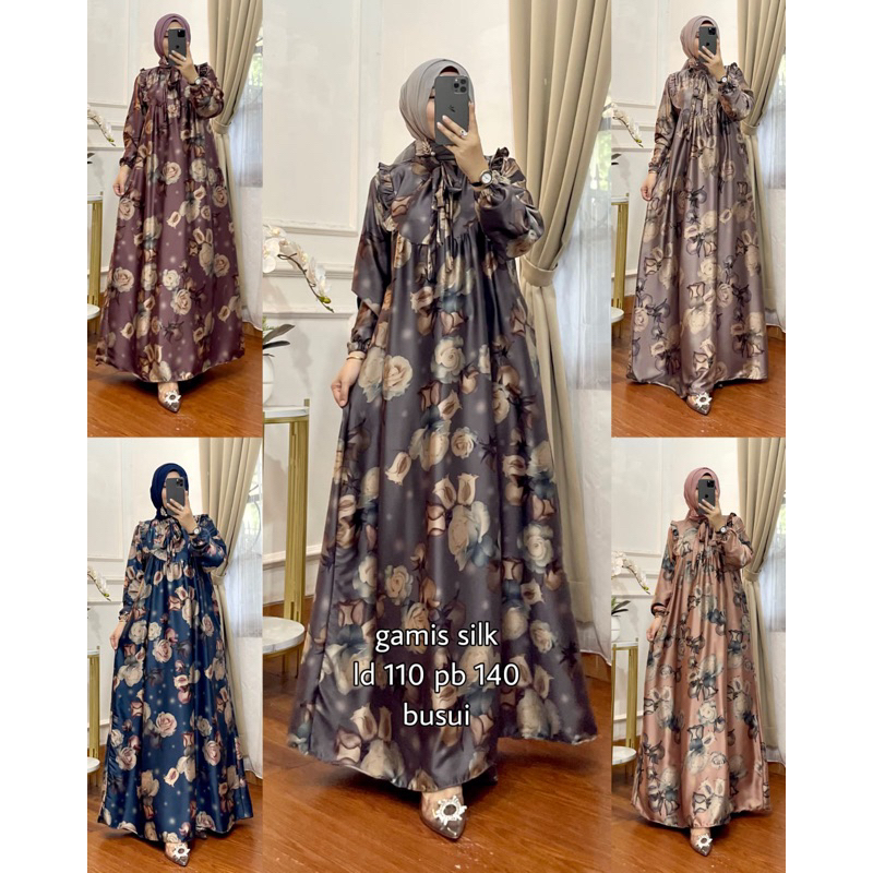 Kayana maxy  / Gamis Satin Armany