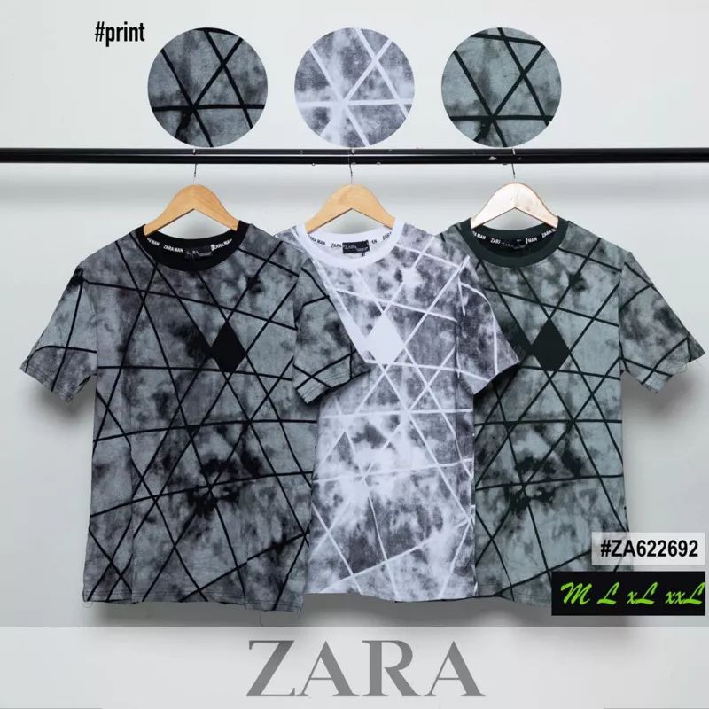 KAOS ZARA IMPORT TERBARU PRIA WANITA