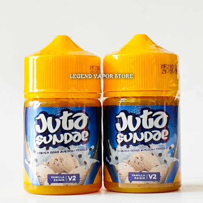 FREEBASE - JUTA SUNDAE Vanilla Ice Cream Raisin 60ML ORIGINAL