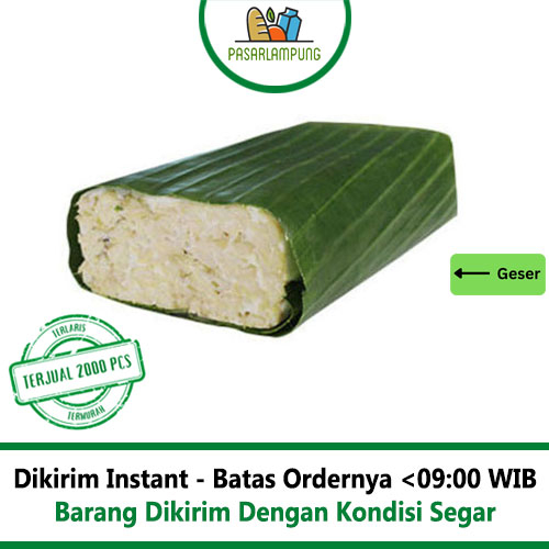 Tempe Daun 1 Potong Pasar Lampung